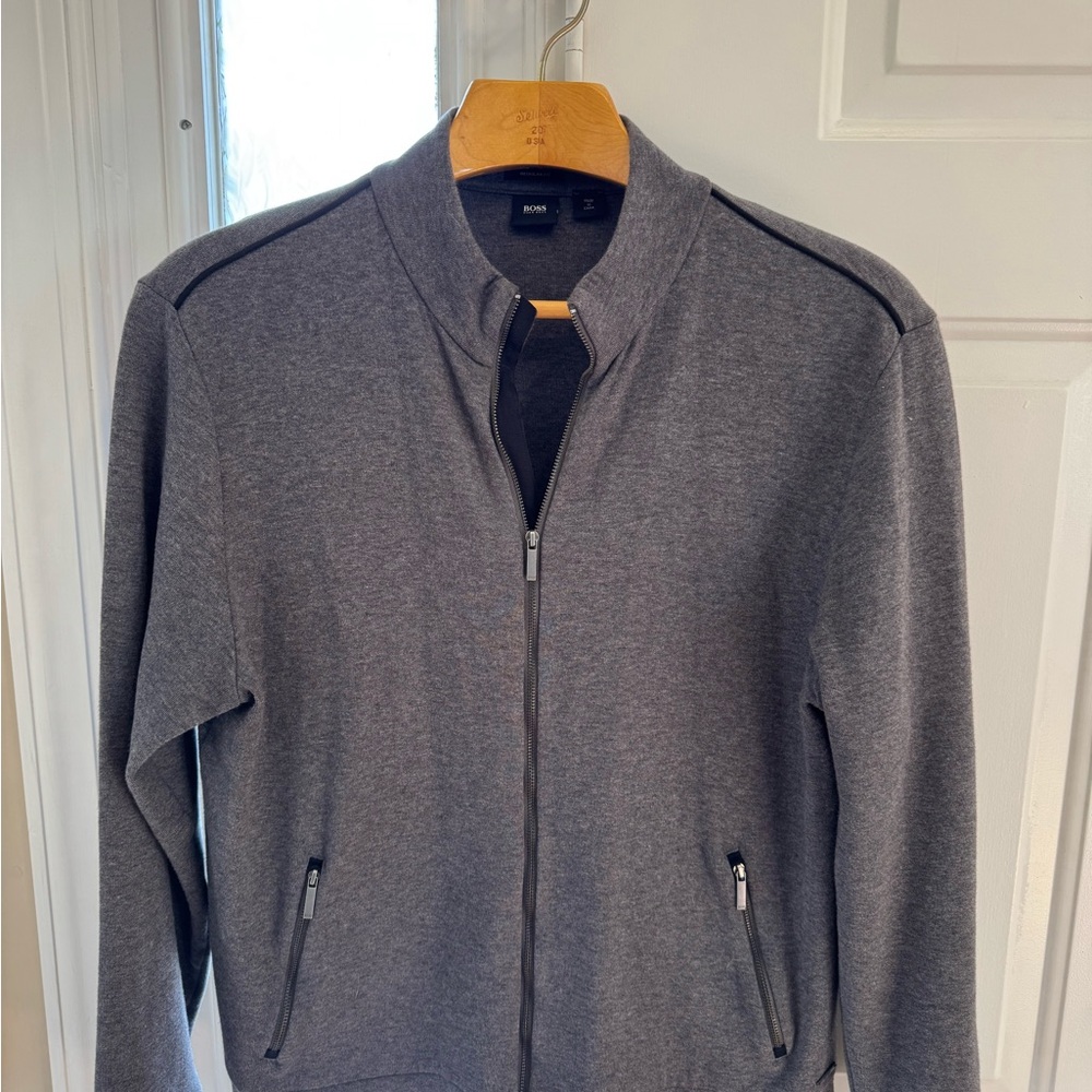 BOSS Men's Gray Sweater